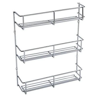 Image of FITTINGSCO 300 400mm Triple Tier Kitchen Spice Rack