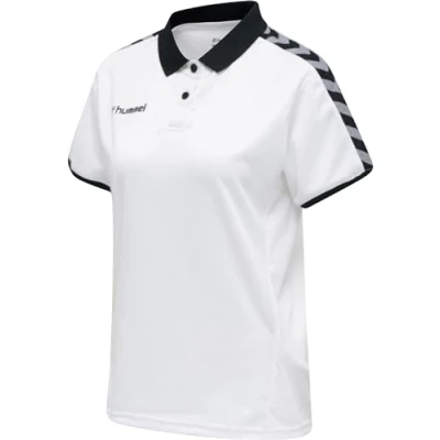 Image of hummel Hmlauthentic Women&#039;s Functional Polo Shirt, womens, Polo, 205384 9001 L, White, L