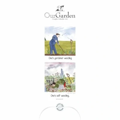Image of Tottering By Gently, Our Garden Couples Slim Planner 2026
