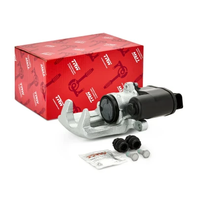 Image of 36001375, 8603724 brake caliper TRW BHS1008E Cast Iron for vehicles with electric parking VOLVO: V60 I, XC60 V70 3