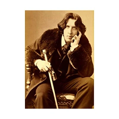 Image of Wee Blue Coo Oscar Wilde Poet Playwright Legend Irish Picture Wall Art Print