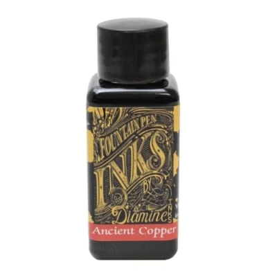 Image of Diamine 30 ml Bottle Fountain Pen Ink, Ancient Copper by