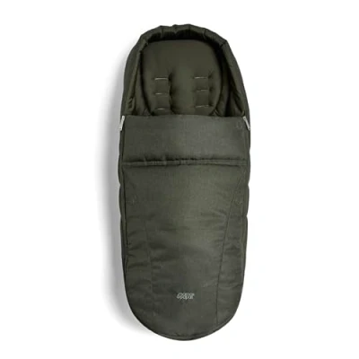 Image of Mamas &amp; Papas Ocarro Cold Weather Footmuff with Cosy Soft Fleece Lining, Water Resistant, Multi Position, Hunter Green