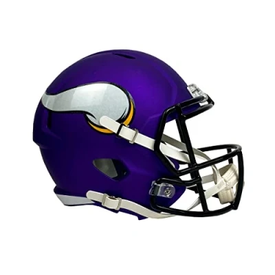 Image of NFL Minnesota Vikings Riddell Full Size Replica Speed Helmet, Medium, Purple, One