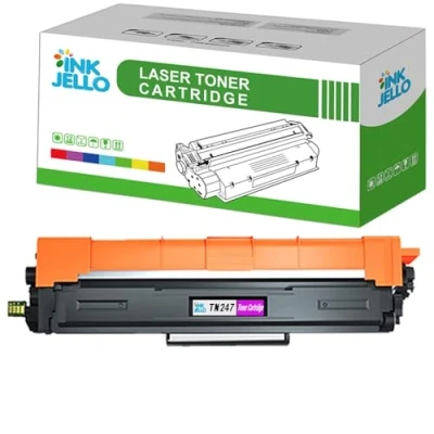 Image of InkJello Compatible Toner Cartridge Replacement for Brother DCP L3510CDW L3550CDW HL L3210CW L3230CDW L3270CDW MFC L3710CW L3730CDN L3750CDW L3770CDW TN 247 (Magenta)