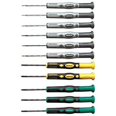 Image of DURATOOL D03447 Precision Screwdriver Set, 11 Piece