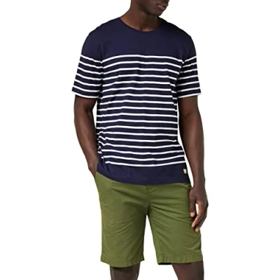 Image of Armor Lux Etel T Shirt Stripes Navy Blue Dark size L