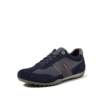 Image of Geox U Wells Trainers, Men&#039;s, Size: 8, Navy Leather