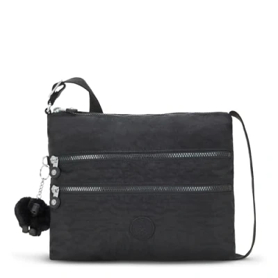 Image of Kipling ALVAR Medium crossbody, Black Noir (Black)