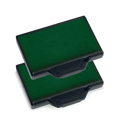 Image of Trodat Replacement Ink Pads 6/56 Pack of 2 Green for the Professional 5204, 5206, 5460, 5460/L, 5117, 5558, 5558/PL, 55510, 5465, 55510/PL, 5466 and 5466PL