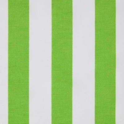 Image of HOMESCAPES 100% Cotton Fabric Fat Quarters, Green &amp; White Thick Striped Fabric, 150cm Wide Squares by The Metre, Craft Material for Sewing, DIY, Patchwork Quilting