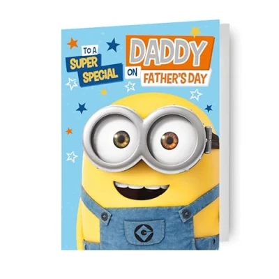 Image of Danilo Promotions LTD Despicable Me Father&#039;s Day Card to Daddy, Daddy Fathers Card,Multi,7 x 5 inches