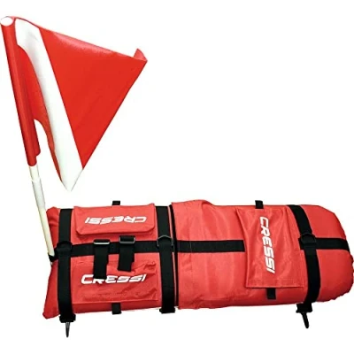 Image of Cressi Spyder Surface Board Torpedo Float Black/Red
