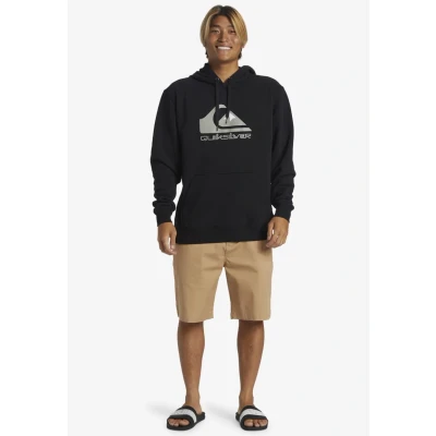 Image of Quiksilver Pullover HOODIE BIG LOGO Men Black XS