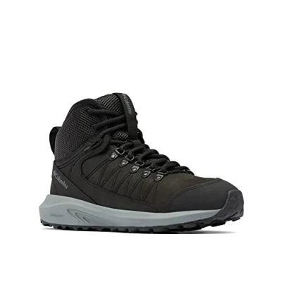 Image of Columbia TRAILSTORM CREST Mid Waterproof Women&#039;s Rise Trekking And Hiking Boots, Black x Ti Grey Steel, 7 UK