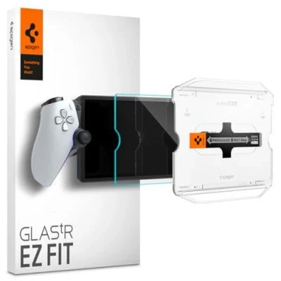 Image of Spigen Glas.tR EZ Fit Tempered Glass Screen Protector for PlayStation Portal Remote Player (1 Pack)