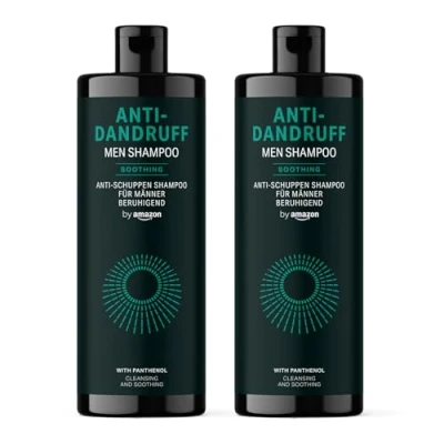 Image of by Amazon Men’s Anti Dandruff Shampoo, 2 x 400 ml