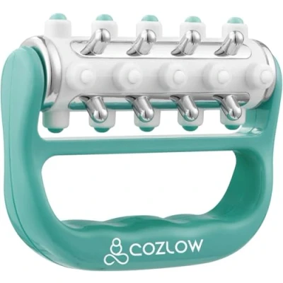 Image of Cozlow MyoRelease Lymphatic Drainage Massager (Green), Ultimate Fascia Release &amp; Scar Tissue Massage Tool, Personal Handheld Roller for Shoulder, Neck, Thigh, Leg Back