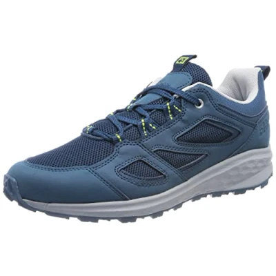 Image of Jack Wolfskin Men&#039;s Vojo 3 Vent Low M Walking Shoe, Dark Sea, 7 UK