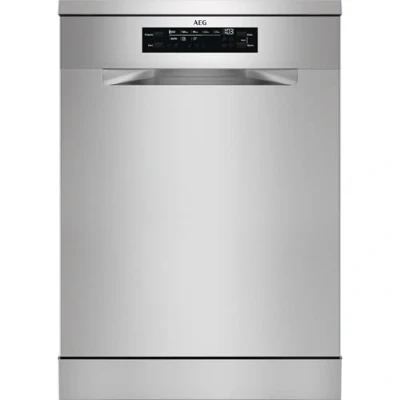 Image of AEG 9000 Series Freestanding Dishwasher FFB64627ZM, 13 settings, 60cm, Airdry &amp; SatelliteClean Technology, GlassCare, Delay Start, ExtraHygiene, Adjustable Basket, dB44, 850x598x622mm, Grey, Class C