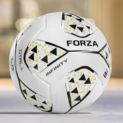 Image of FORZA Infinity Freestyle Football High Performance with Enhanced Grip &amp; Control Meets WFFA Standards Multiple Sizes Bounce Options (Size 5 Mid Bounce, Pack of 1)