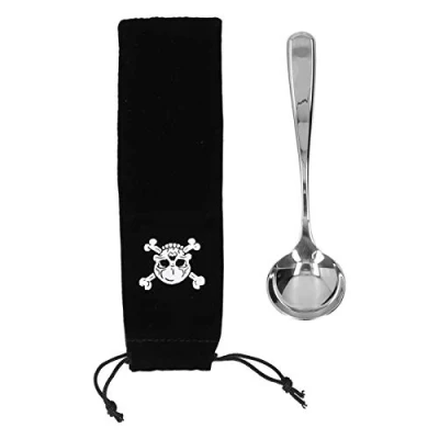 Image of Coffee Cupping Spoon, Stainless Steel Spoon with Storage Bag(Silver)