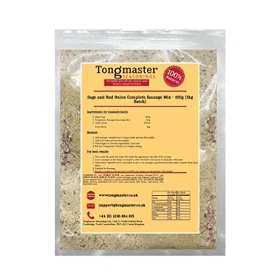 Image of Sage and Red Onion Complete Sausage Mix 100g (1kg Batch)