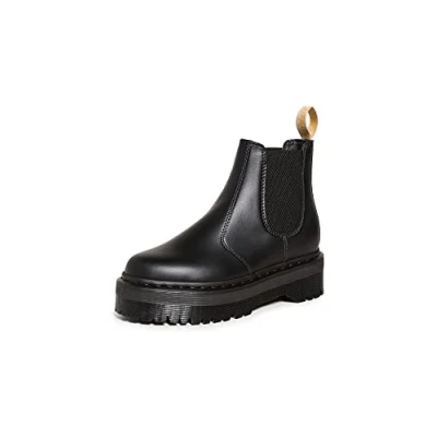 Image of Dr. Martens 2976 QUAD Unisex Platform ankle boots, Size: 6, Black High quality imitation leather