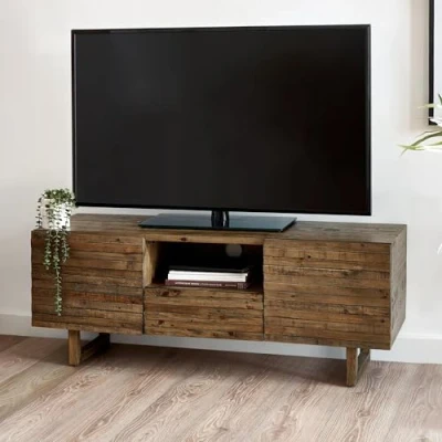 Image of Julian Bowen TV Unit, Pine, Cashew, 50 x 130 42
