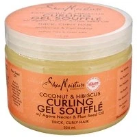 Image of Shea Moisture Coconut and Hibiscus Curling Gel Souffle 326ml