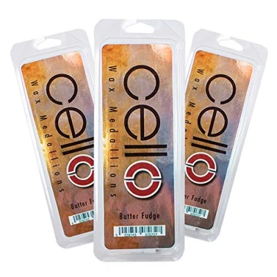 Image of Cello Butter Fudge Wax Medallions. Melts Pack 9 Melts. Strong Electric Melt Burners, &amp; Oil Burner. Burner Scented Melts, Home Fragrance