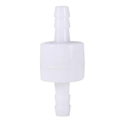 Image of Oumefar 6mm Straight Push Check Valve Plastic Water Non Return Valves Single phase Quick Connect Fittings Inline Air for Fuel Gas Liquid