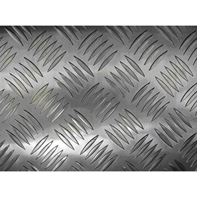 Image of JD Multi Metals Aluminium Checker Plate 5Bar Tread 2mm Thick Various Sizes, Aluminium, 500mm x 200mm
