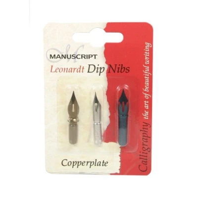 Image of Manuscript Leonardt Dip Pen Nib Set Copperplate