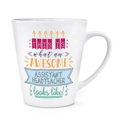Image of This is What an Awesome Assistant Headteacher Looks Like 12oz Latte Mug Cup