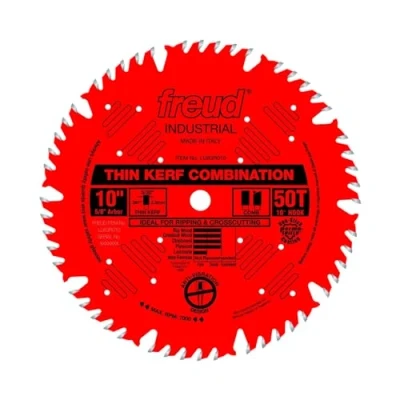 Image of Freud LU83R010: 10&quot; Thin Kerf Combination Blade