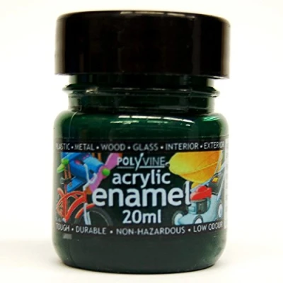 Image of Polyvine 20ml Acrylic Enamel Paint Brunswick Green