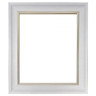 Image of FRAMES BY POST Scandi Picture Photo Frame Speckled White A3 Plastic Glass