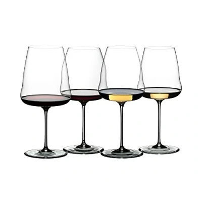 Image of Riedel Wine Glass Set Winewings Carbernet / Sauvignon Blanc 4 Pieces