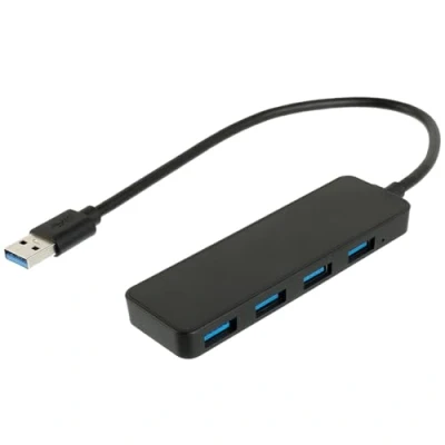 Image of HUAREW USB Hub 3.0, 4 Port Hubs Splitter 5Gbps Multi Connector Portable Mini for Desktop, Laptop, Xbox, MacBook, iMac, Surface, Dell and More