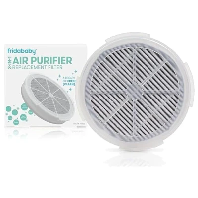 Image of FridaBaby Replacement Filter for 3 in 1 Air Purifier with Activated Carbon to Remove Odors, Pollution &amp; More