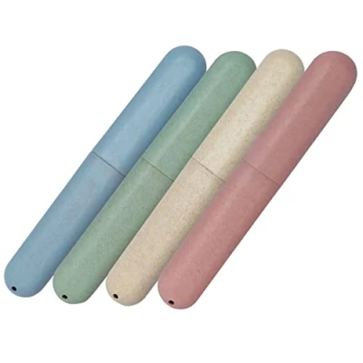 Image of Dental Aesthetics Eco Wheat Straw Toothbrush Case (4)