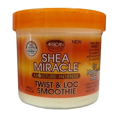 Image of African Pride Shea Miracle Intense Moisturising Cream Twist/Loc Smoothie Pack of 3