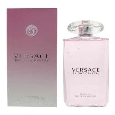 Image of Versace Bright Crystal Perfumed Bath &amp; Shower Gel 200ml X