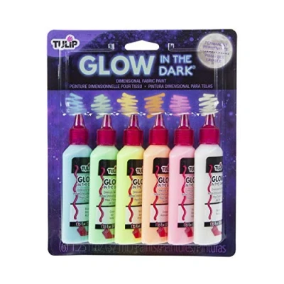Image of I Love To Create Tulip Dimensional Fabric Paints 1.25oz 6/Pkg Glow
