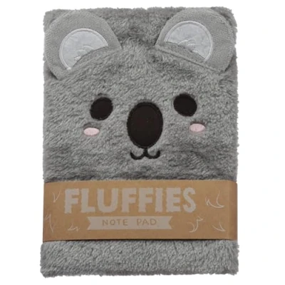 Image of Puckator Adoramals Koala Plush Fluffies A5 Notebook School Teacher Student Homework Study Planner Notepad Collage University Essentials Journals Planners Jotter Uni Gifts Stationery Supplies