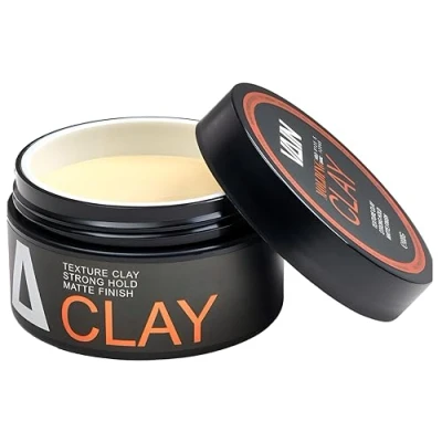 Image of Vain Hair Clay for Men and Women Strong Hold, Matte Finish, Texturizing Volumizing Wax 100g Styling Paste All Types Frizz Control, Thickening, Edge Control