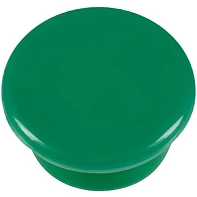 Image of Westcott E 10805 00 Adhesive Magnets 15 mm Round Green Pack of 10