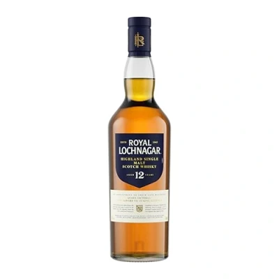 Image of Royal Lochnagar 12 Year Old Highland Single Malt Scotch Whisky 40% vol 70cl Delicate with Notes of Fruit Wood &amp; Toffee Scottish Best Served Neat
