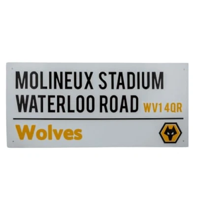 Image of Wolverhampton Wanderers FC Light Street Sign